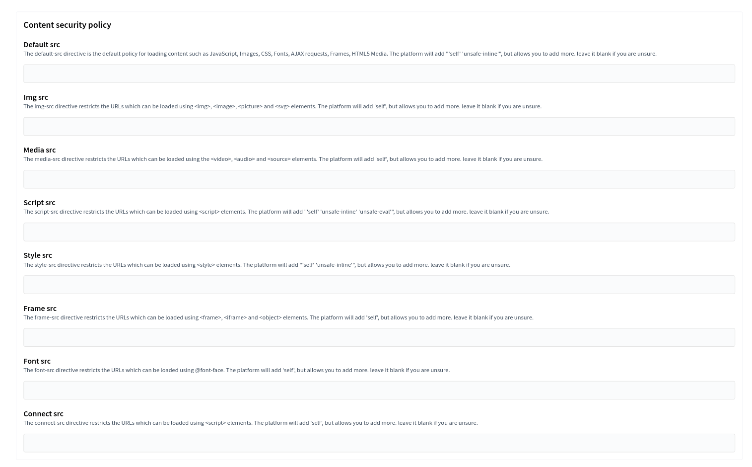 Content Security Policy