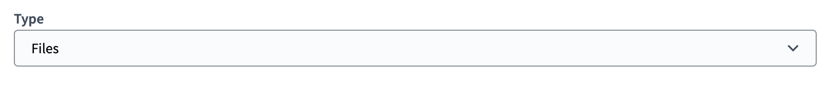 Type de fichiers - backend